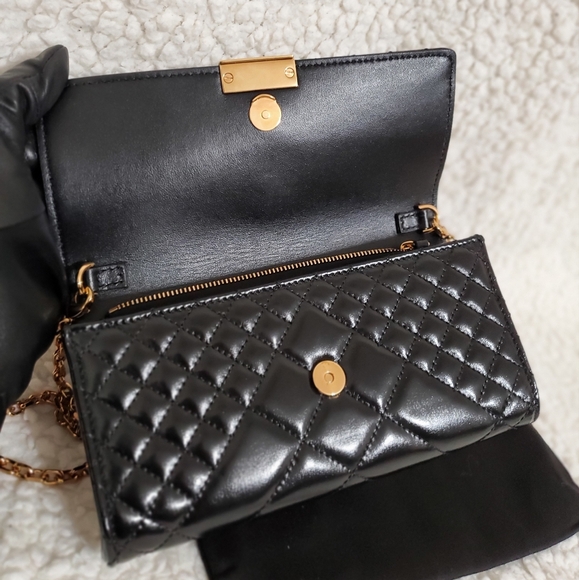 Versace Greca Goddess Mini Quilted Patent Leather Shoulder Bag - Picture 11 of 16